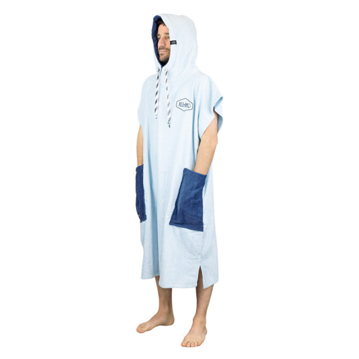 Poncho surf  All-In Flash Bleu Nuit Homme | Poncho surf pas cher