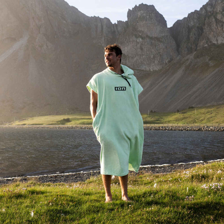 Poncho de bain Ion Core Menthe | Poncho plage pas cher