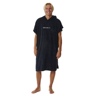Poncho de plage Rip Curl noir gris homme | Poncho de bain pas cher