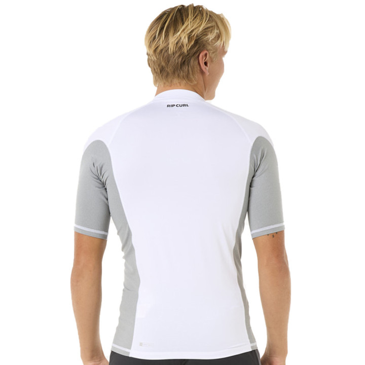 Lycra surf homme rip curl wave ss blanc | Lycra neoprene pas cher