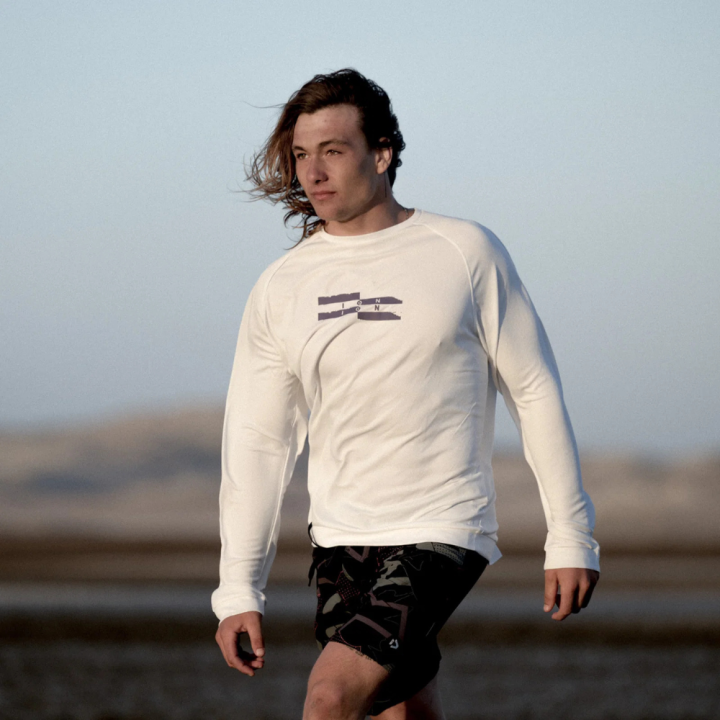 Lycra ion wetshirt ls peak white