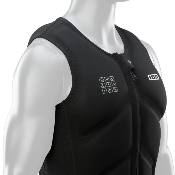 Gilet impact wakeboard ion vest collision core frontzip noir homme|Gilet impact wakeboard pas cher