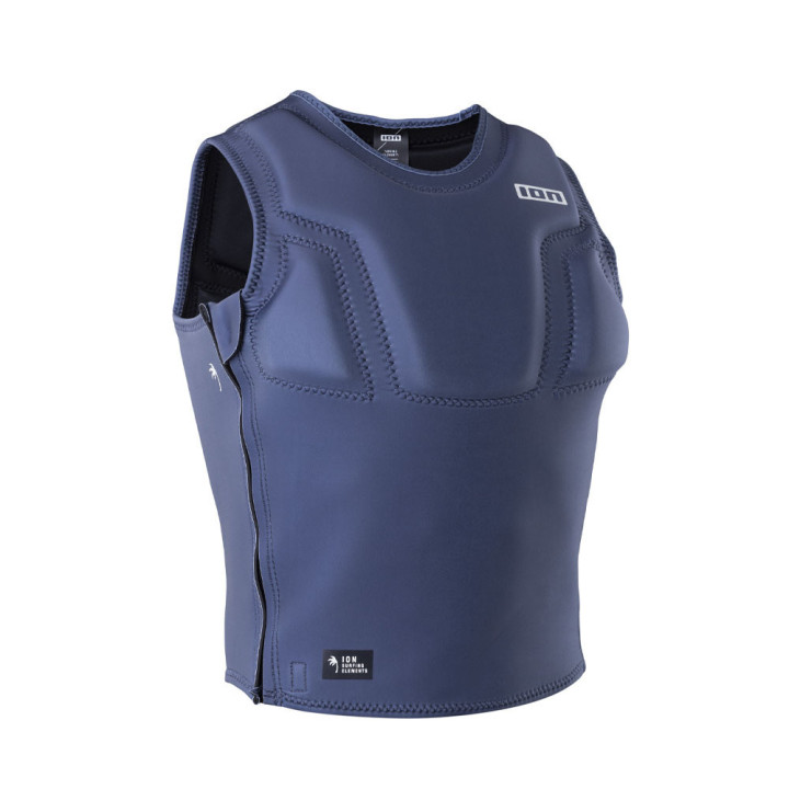 Gilet impact kite vest vector element side zip blue nights | Gilet impact pas cher