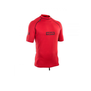 Lycra manches courtes rouge pour homme Ion vue de face