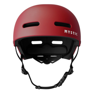 Casque de protection Mystic Vandal Pro rouge vue principale