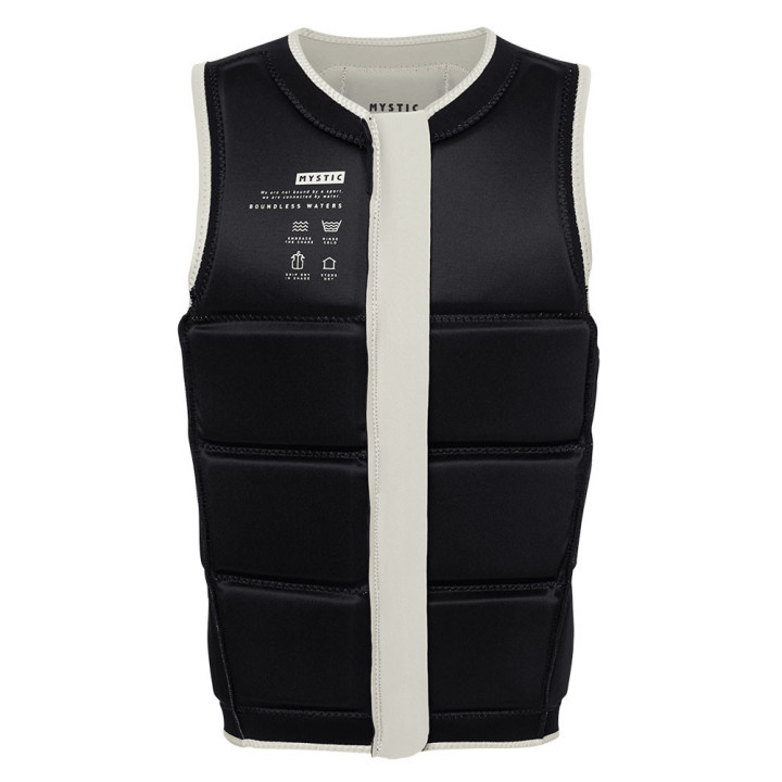Gilet impact wakeboard Mystic homme Star Dirty White | Gilet wakeboard pas cher