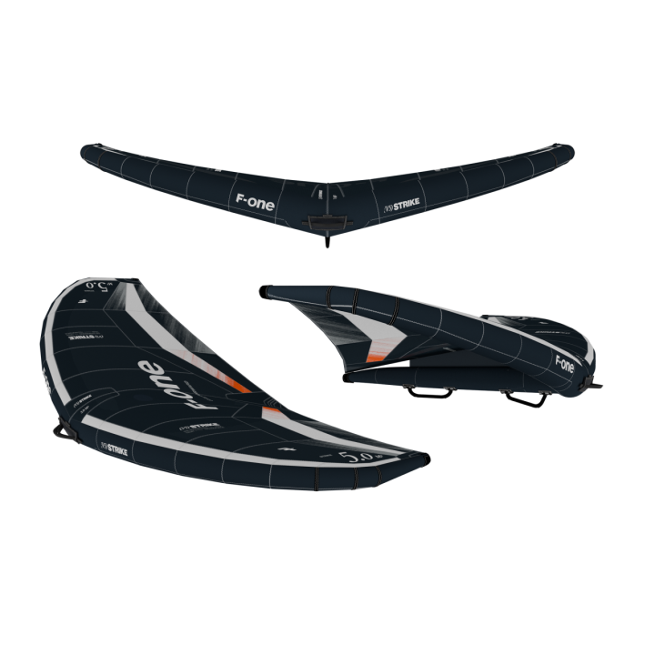 Aile de wing surf F-one Strike V5 2025 avec poignées OFFERTES | aile de wing foil pas cher
